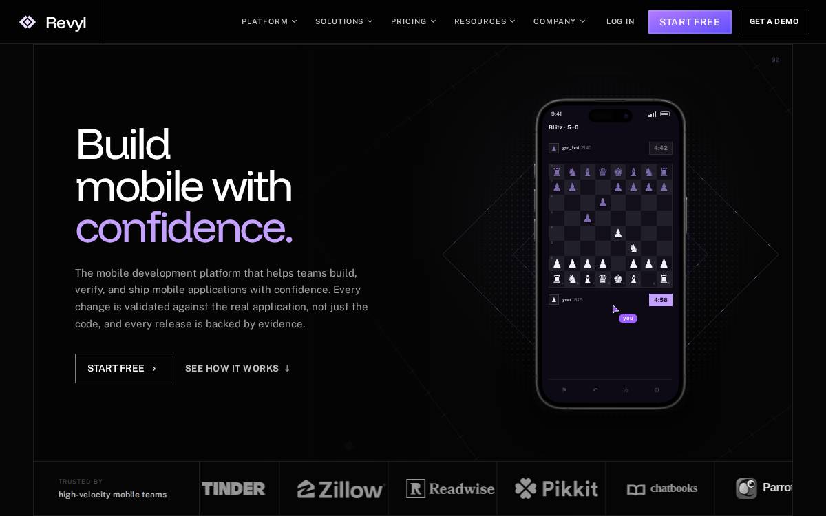 Revyl website preview