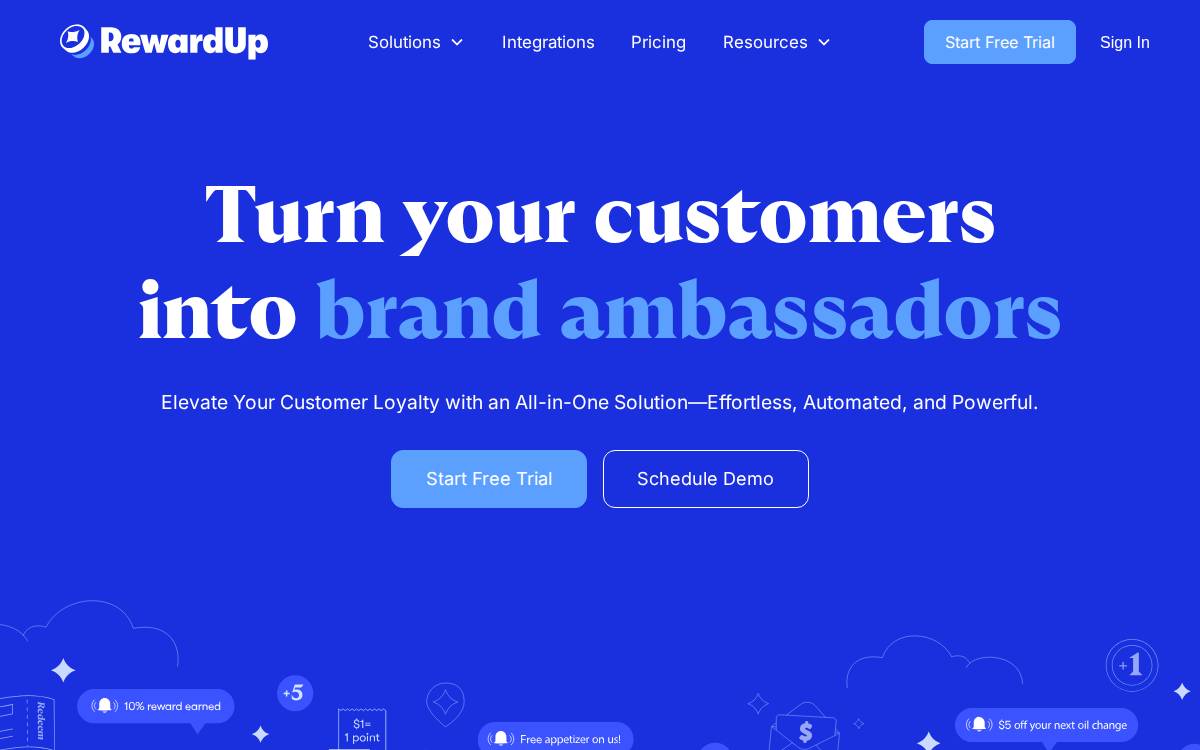 RewardUp website preview