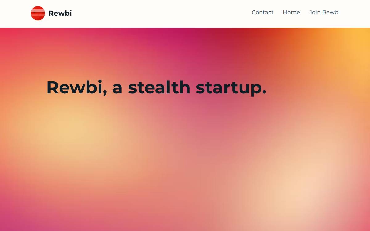Rewbi website preview