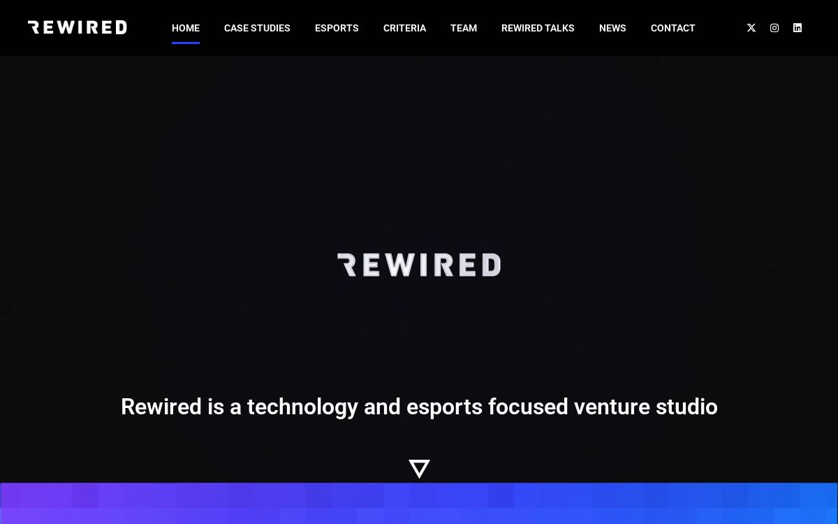 Rewired website preview