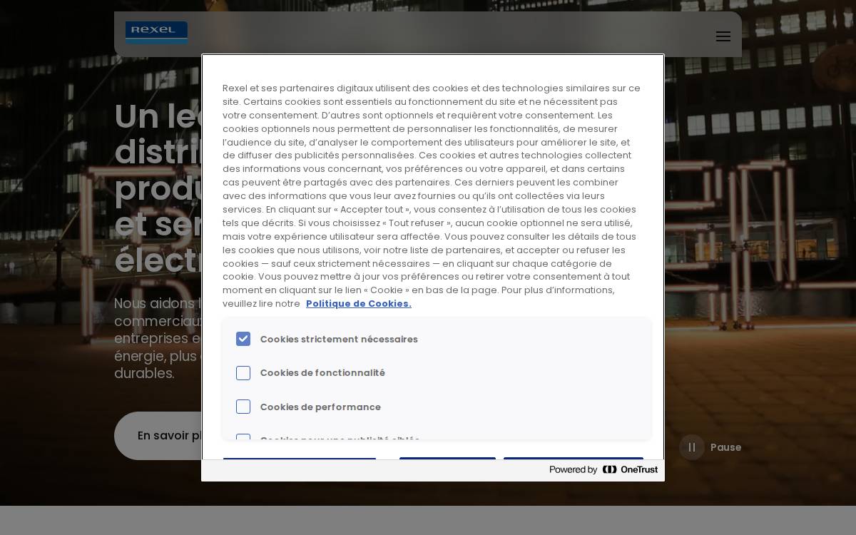 Rexel website preview