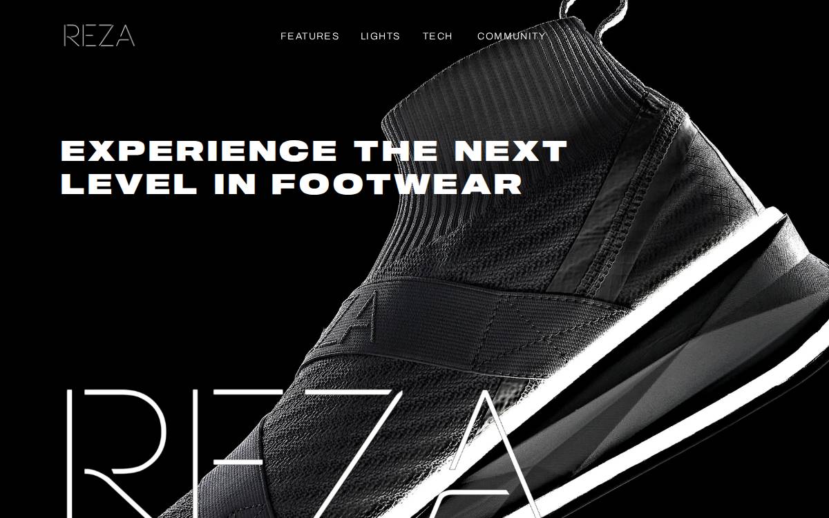 REZA website preview