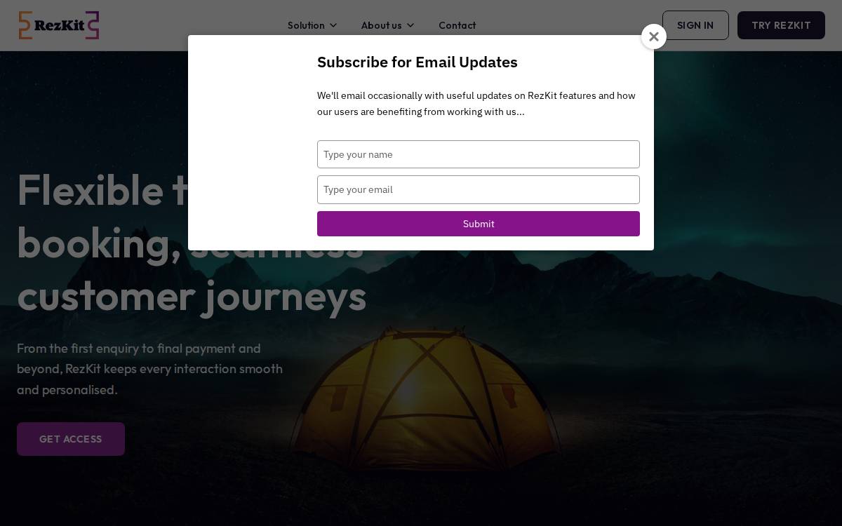Rezkit website preview