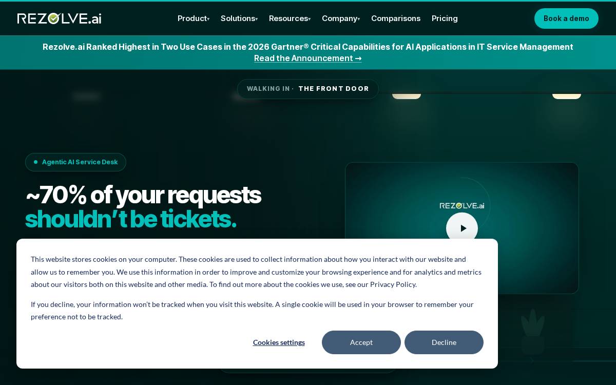 Rezolve website preview