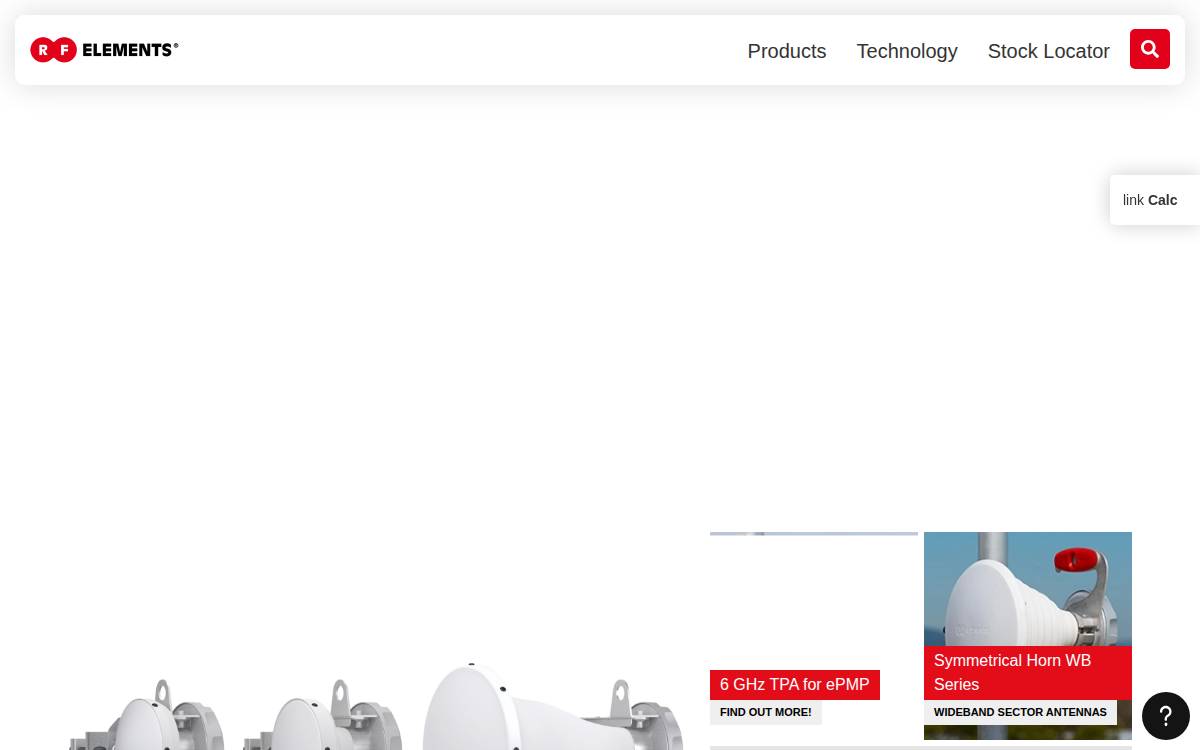 RF elements website preview