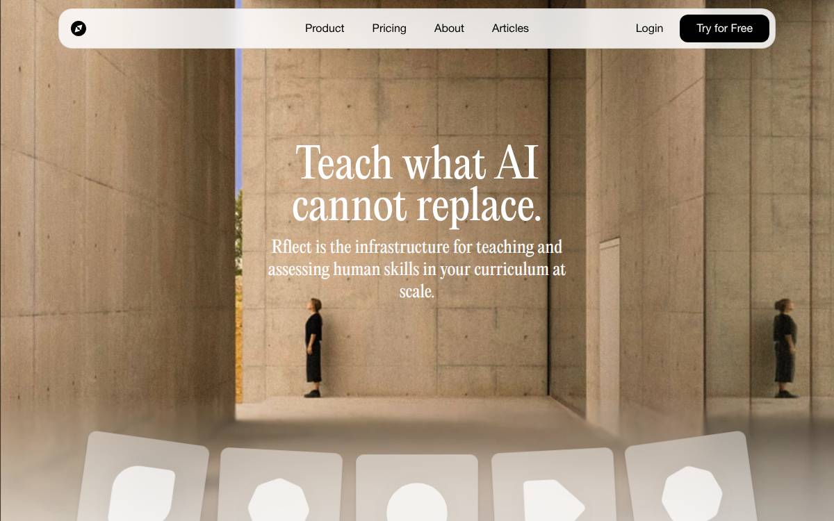 Rflect website preview