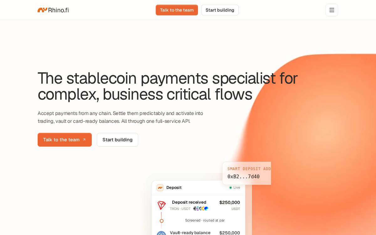 Rhino website preview