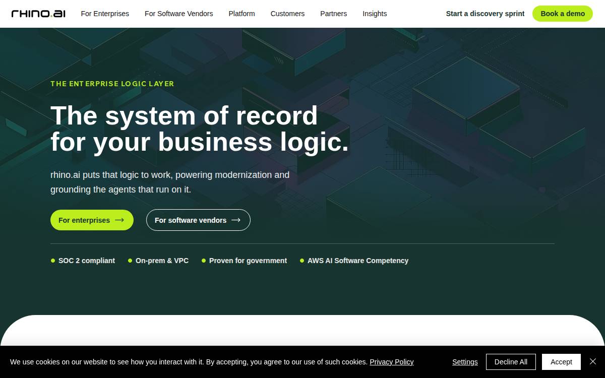Rhino website preview