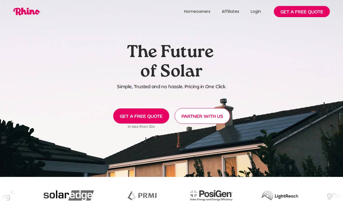Rhino Eco website preview