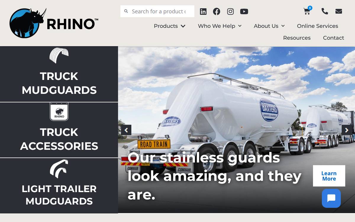 Rhino Group Holdings Ltd website preview