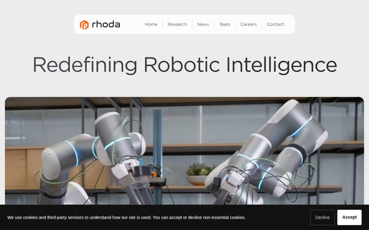 Rhoda AI website preview