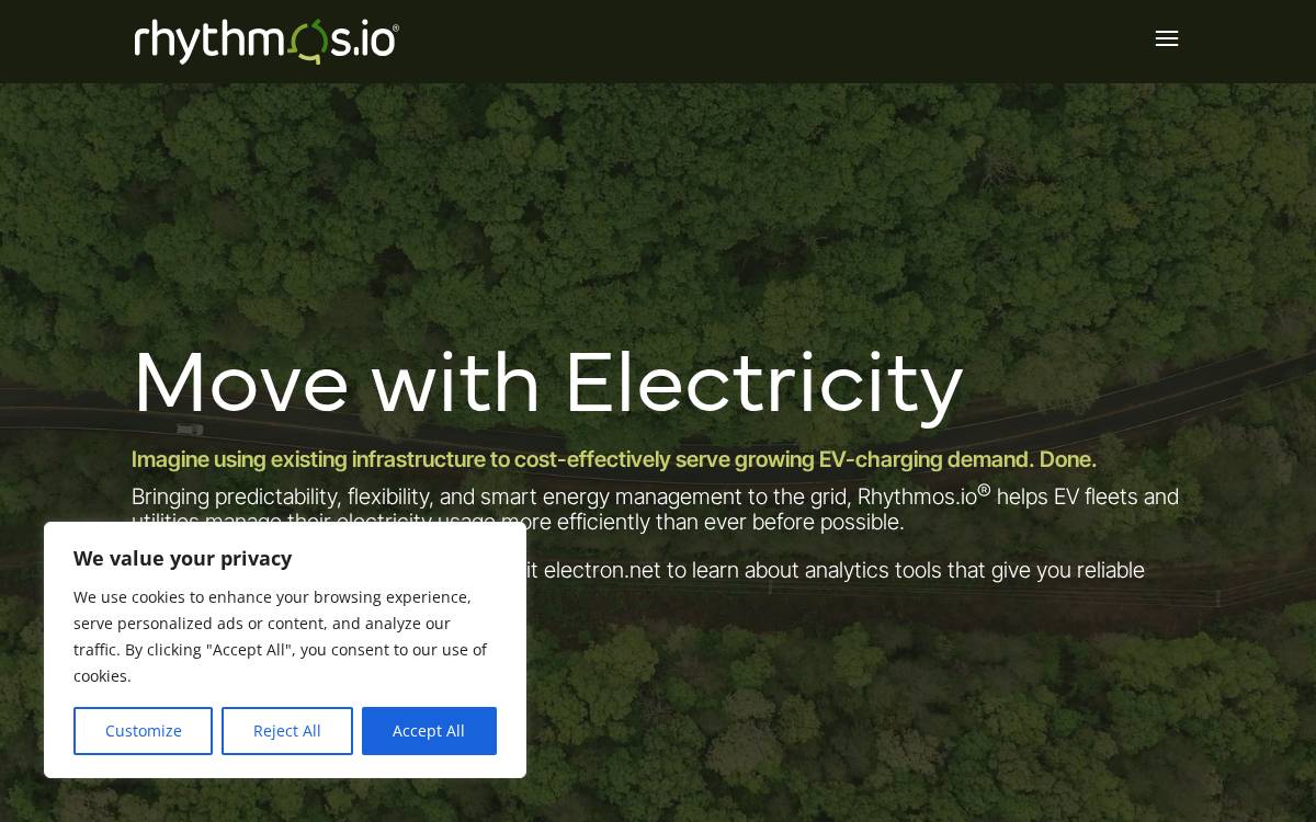 Rhythmos website preview