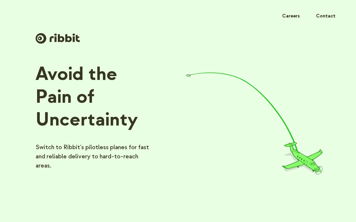Ribbit website preview