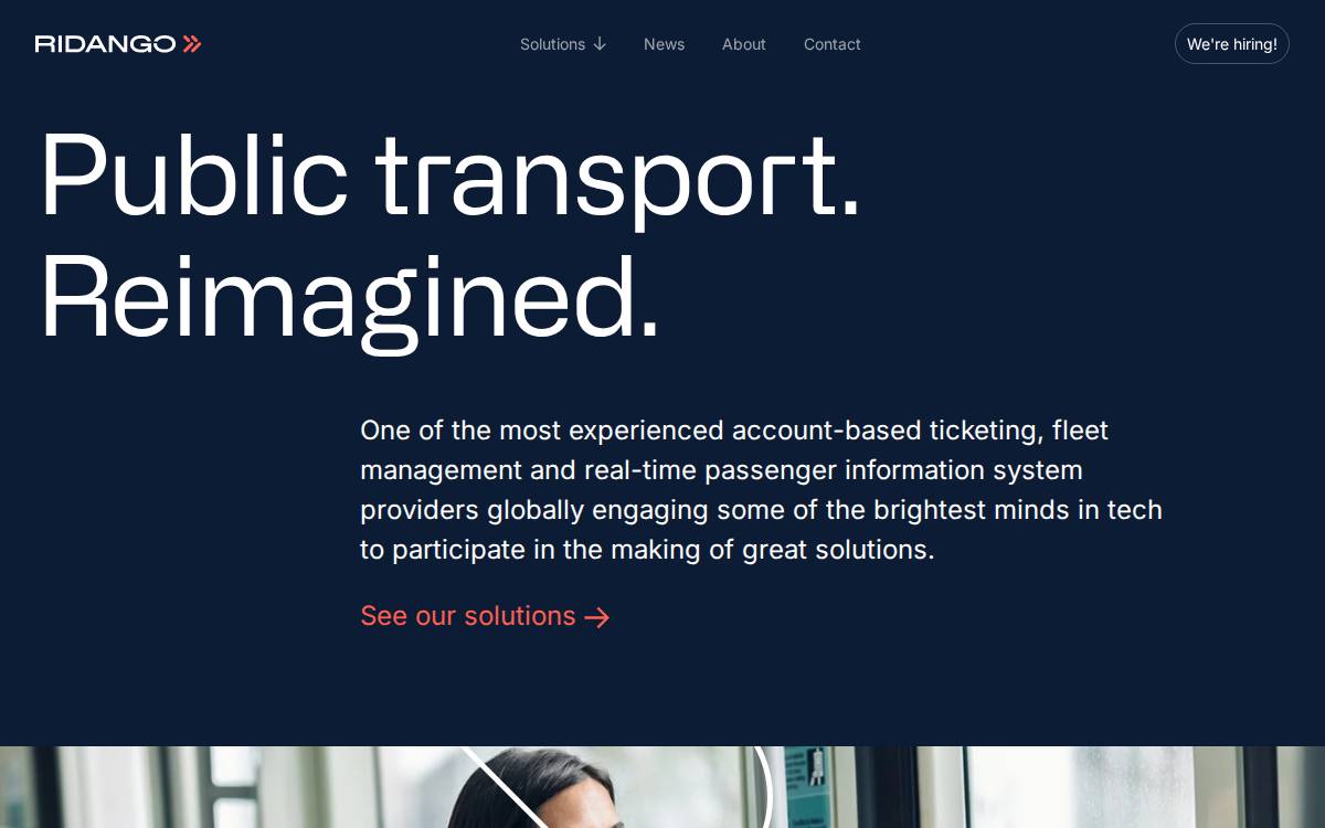 Ridango website preview
