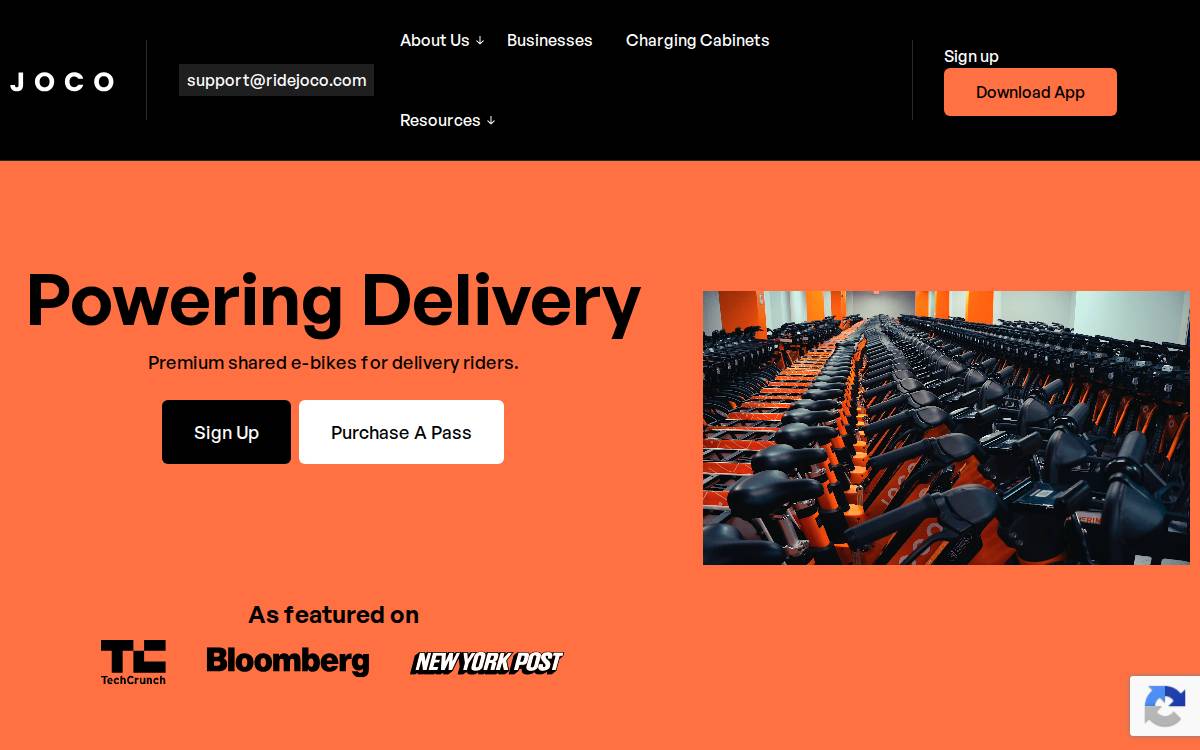 Ridejoco website preview