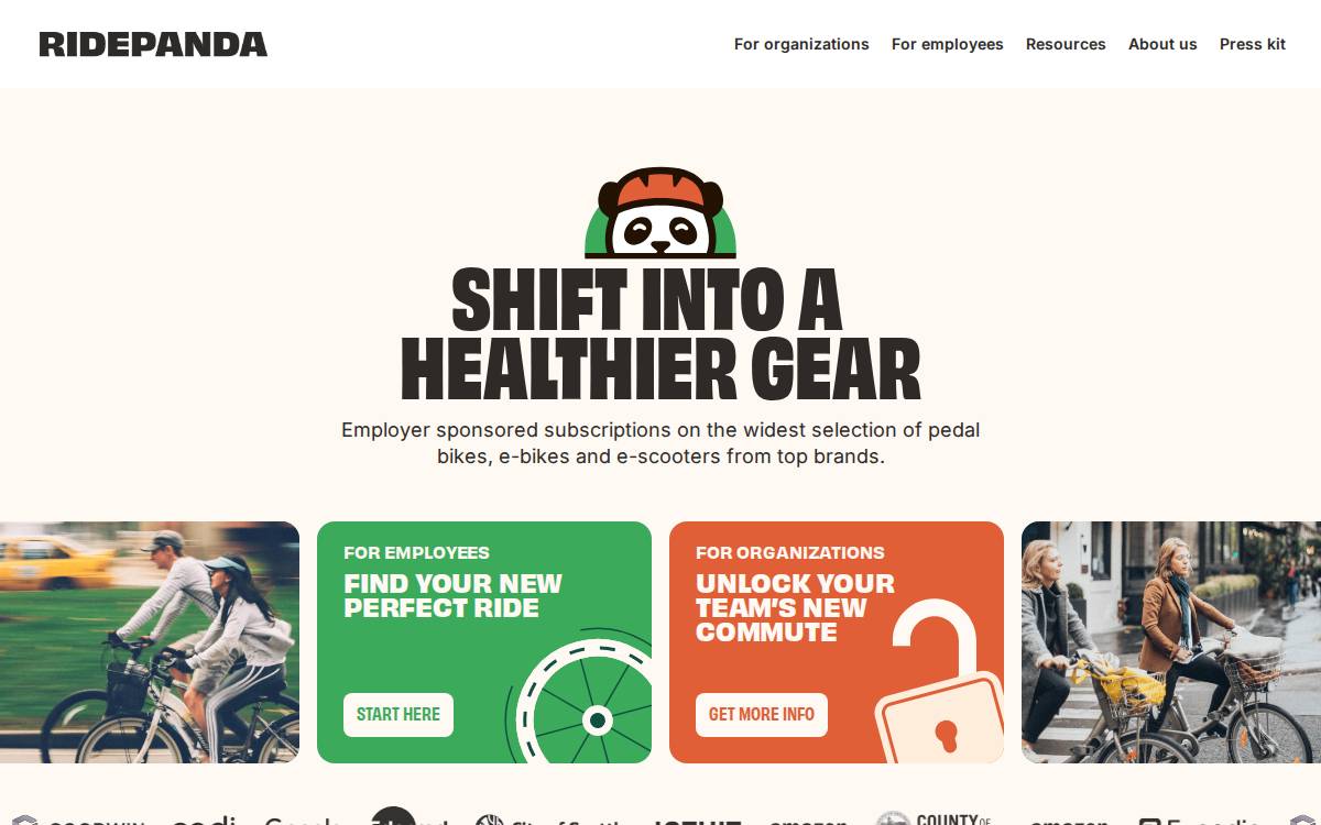 Ridepanda website preview