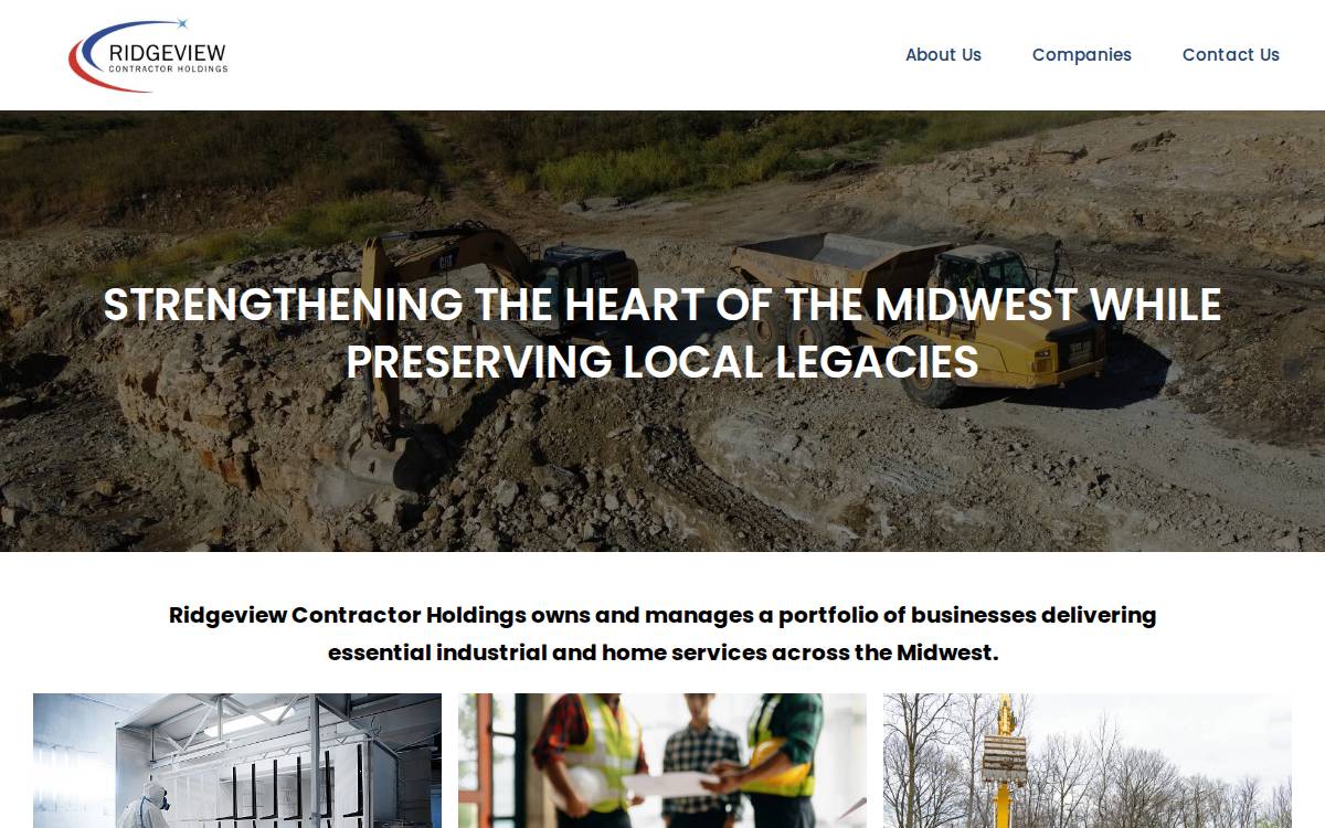 Ridgeline website preview