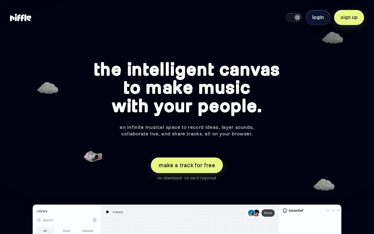 Riffle website preview