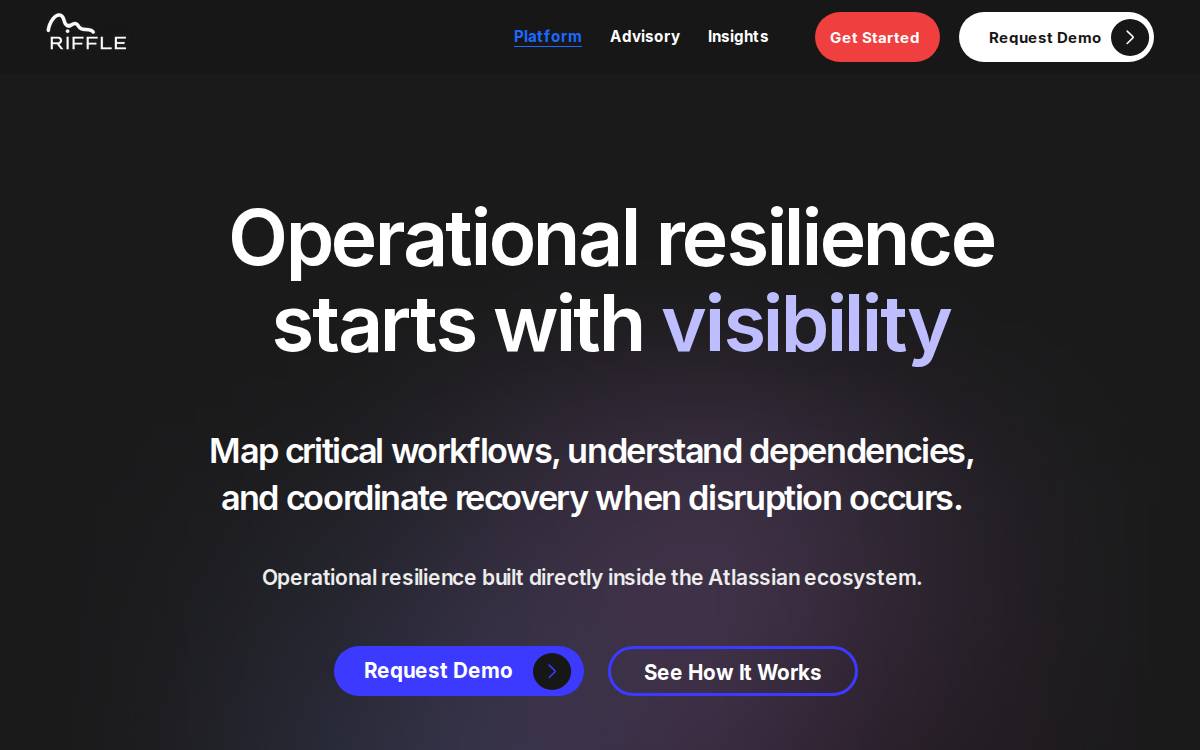 Riffleresilience website preview