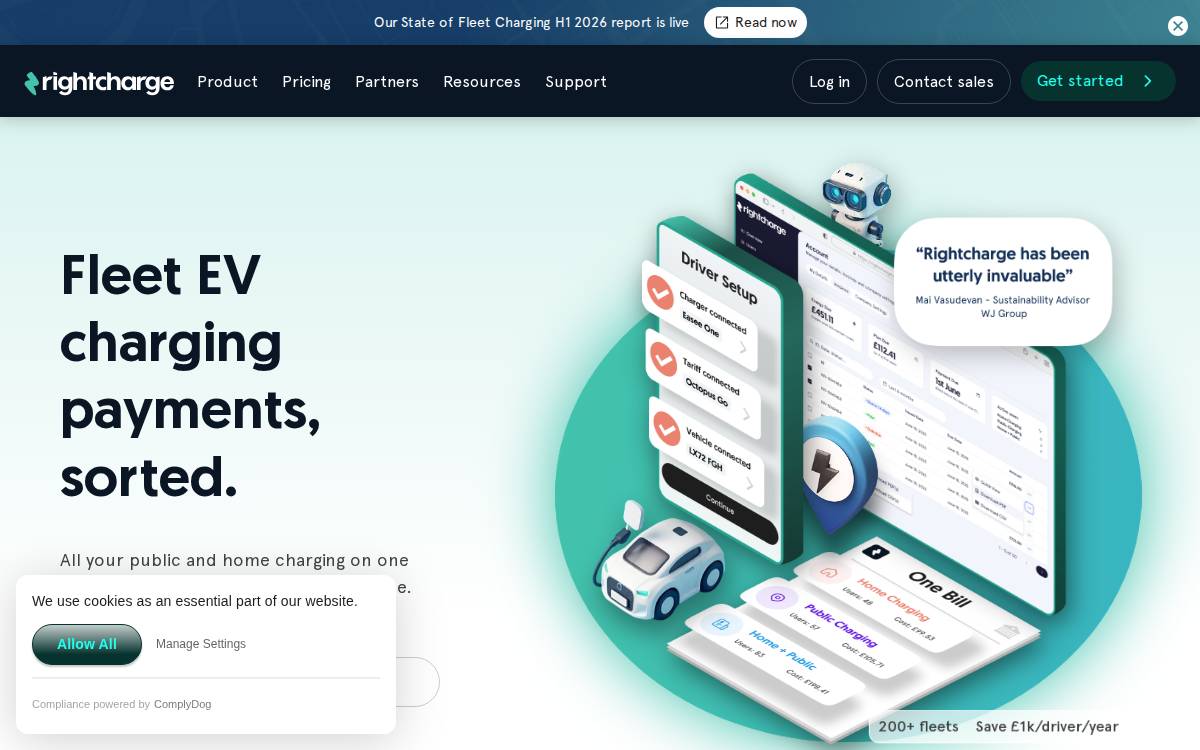 Rightcharge website preview