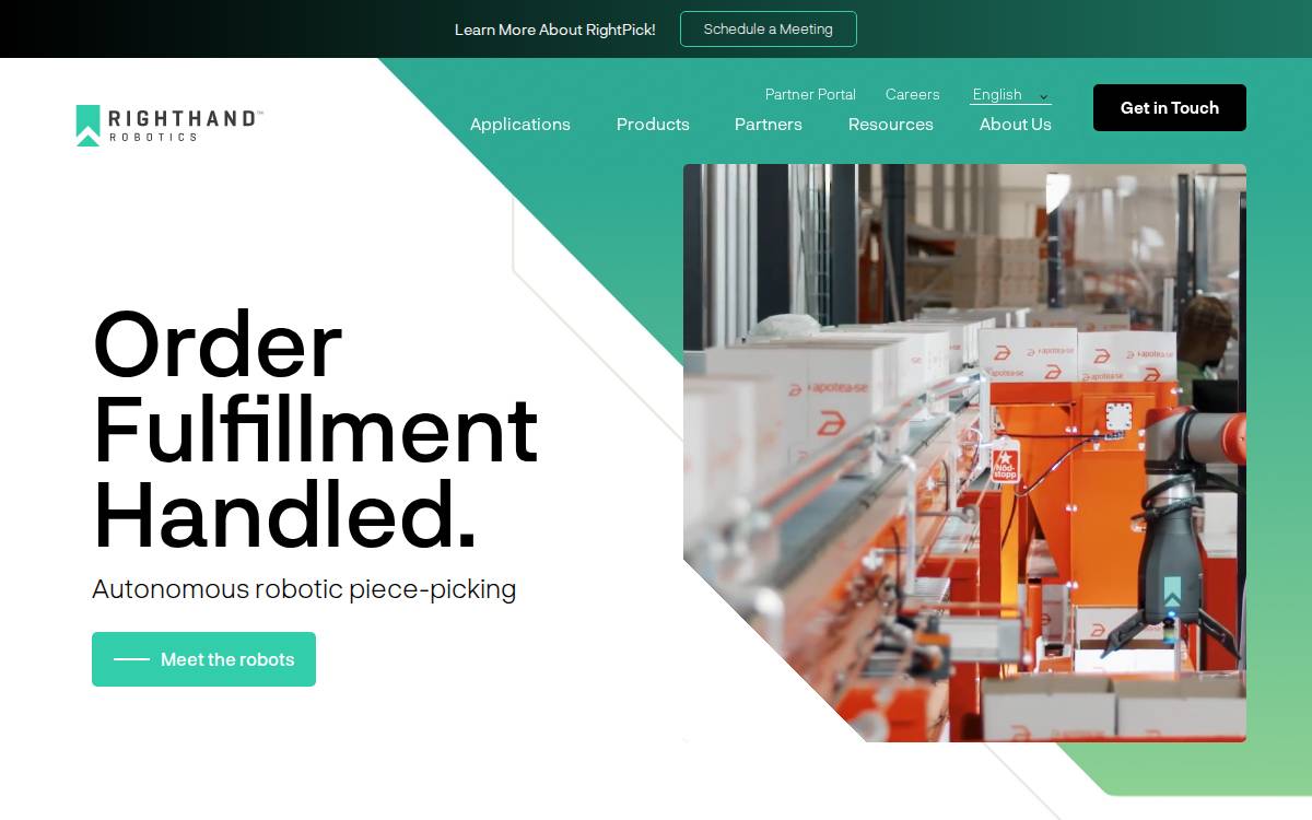RightHand website preview