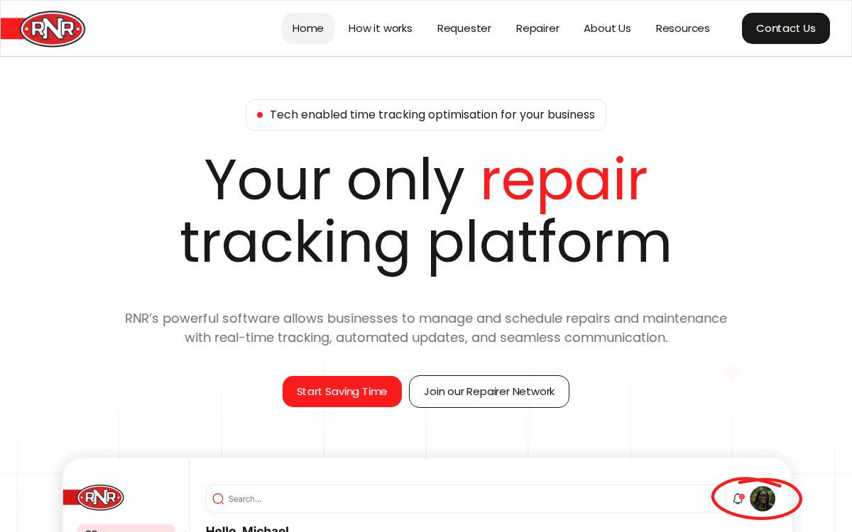 Rightnowresponse website preview