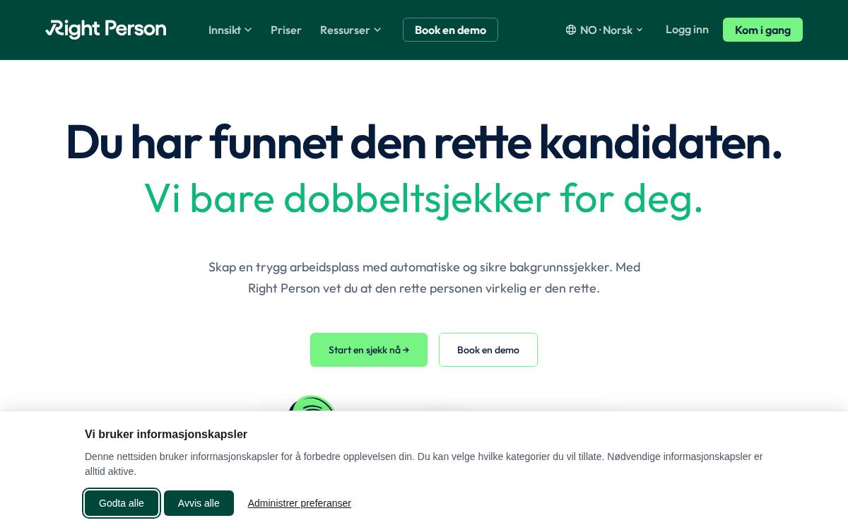 Rightperson website preview