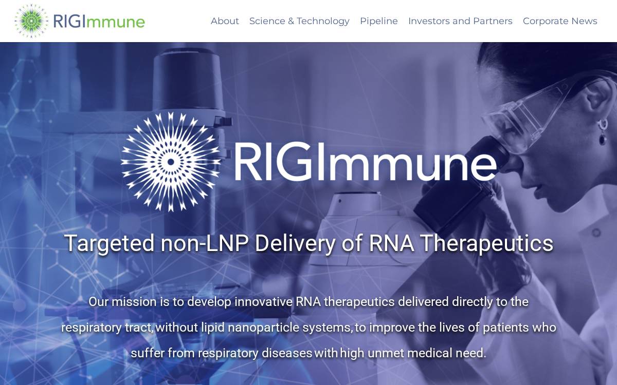Rigimmune website preview