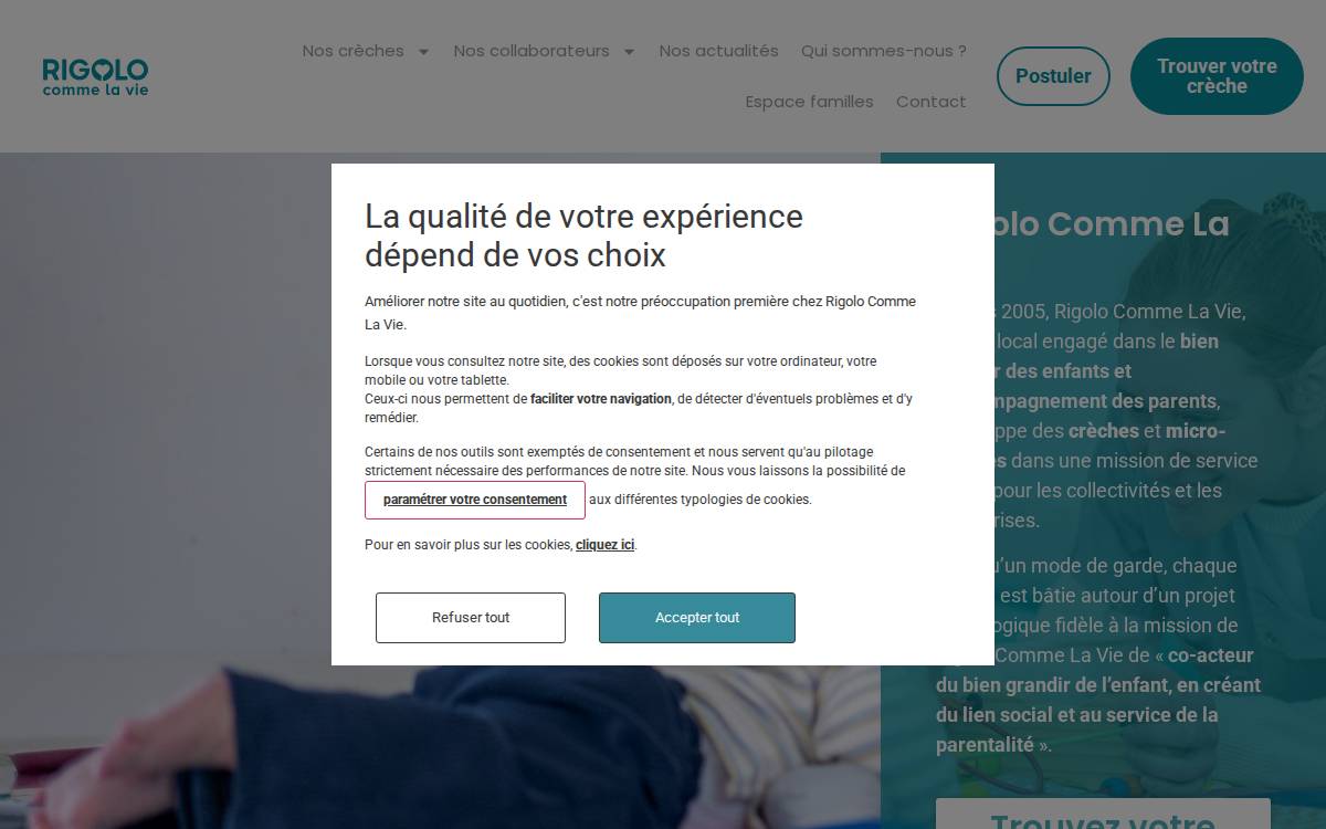 Rigolo Comme La Vie website preview