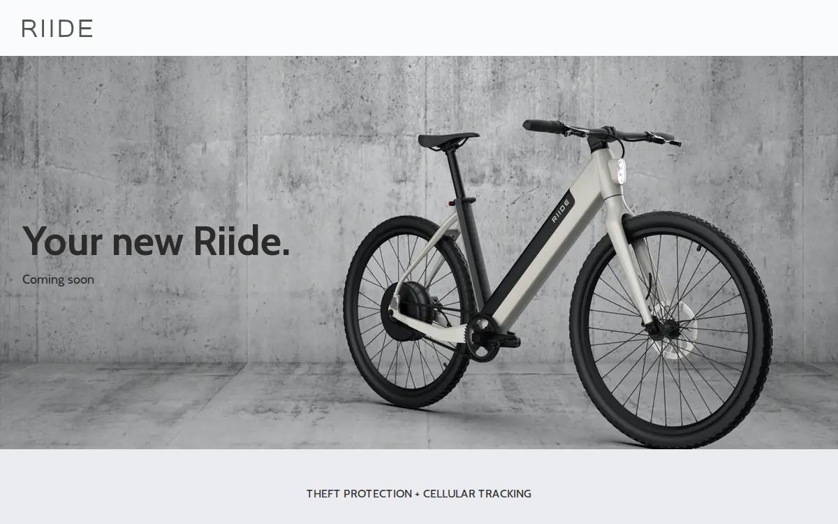Riide website preview