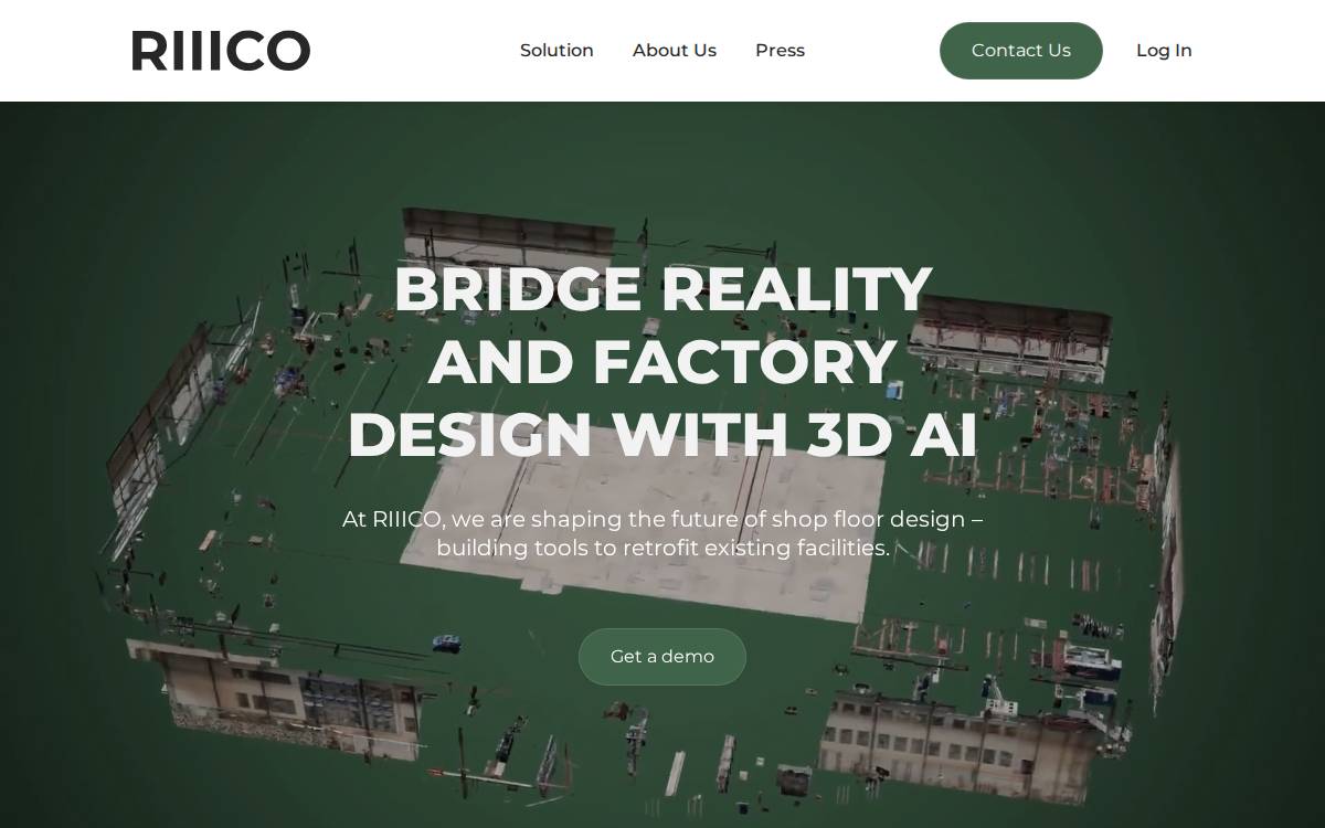 Riiico website preview