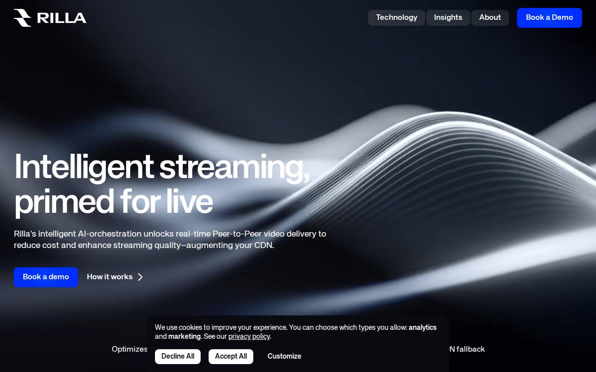 Rilla website preview