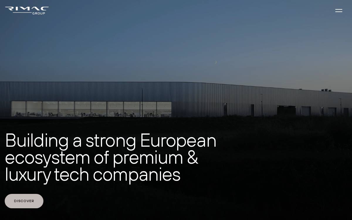 Rimac Group website preview