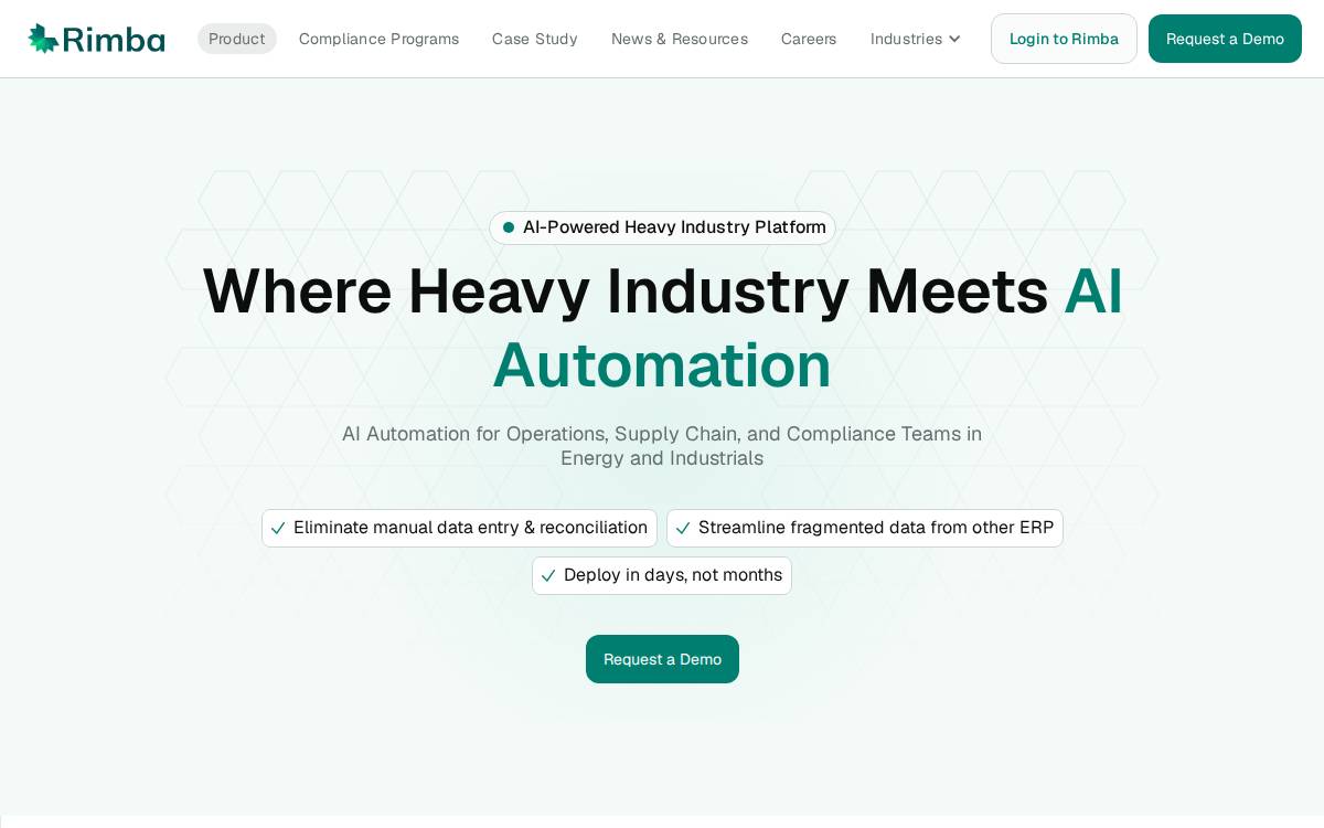 Rimba website preview