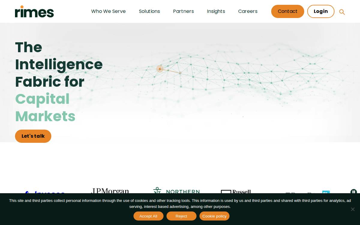 Rimes website preview