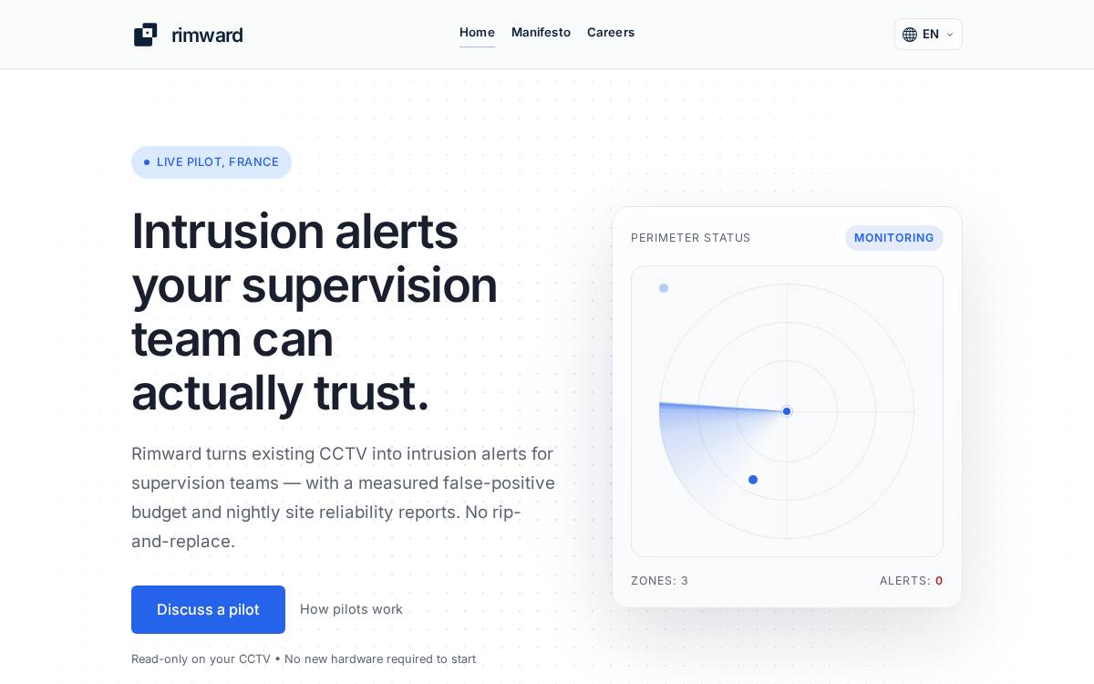 Rimward website preview
