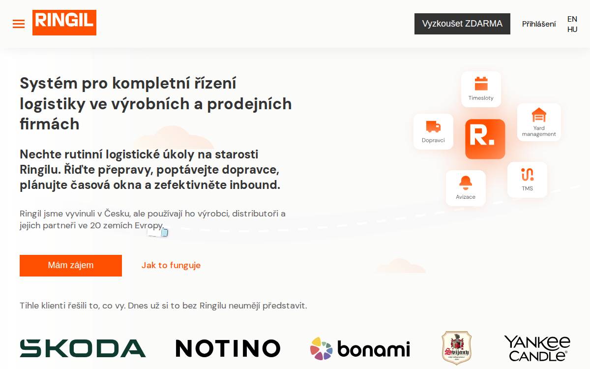 Ringil website preview