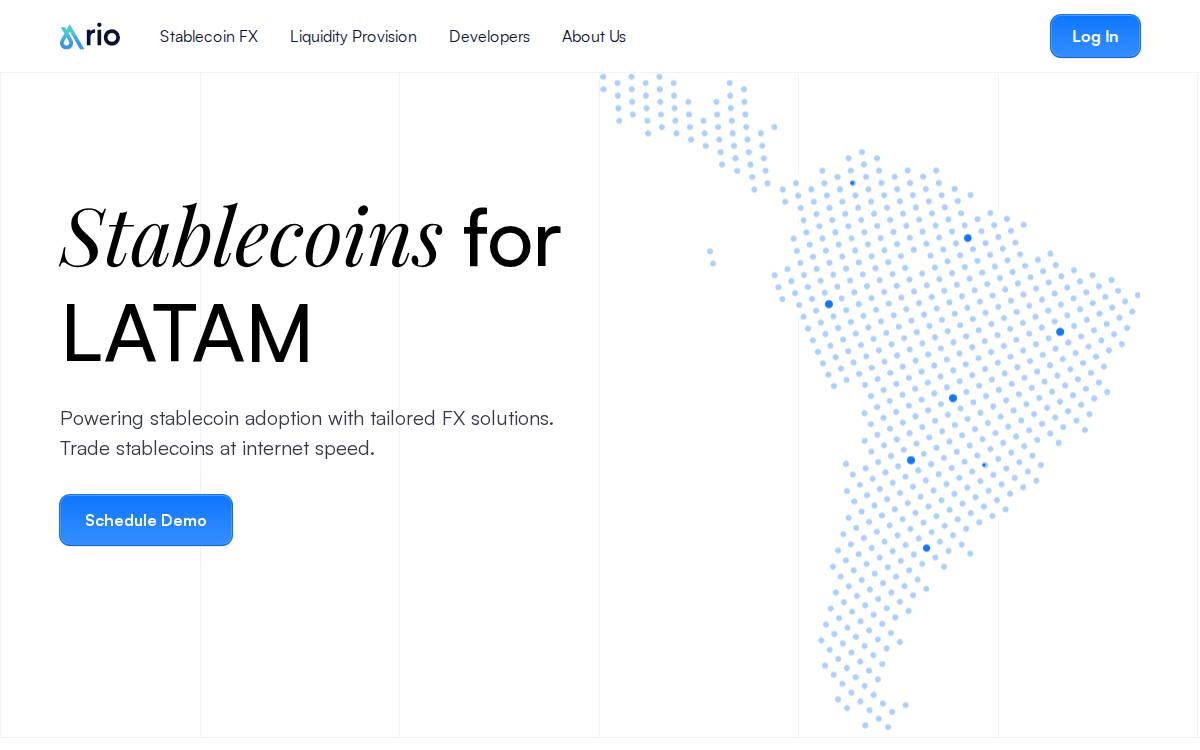 Rio website preview