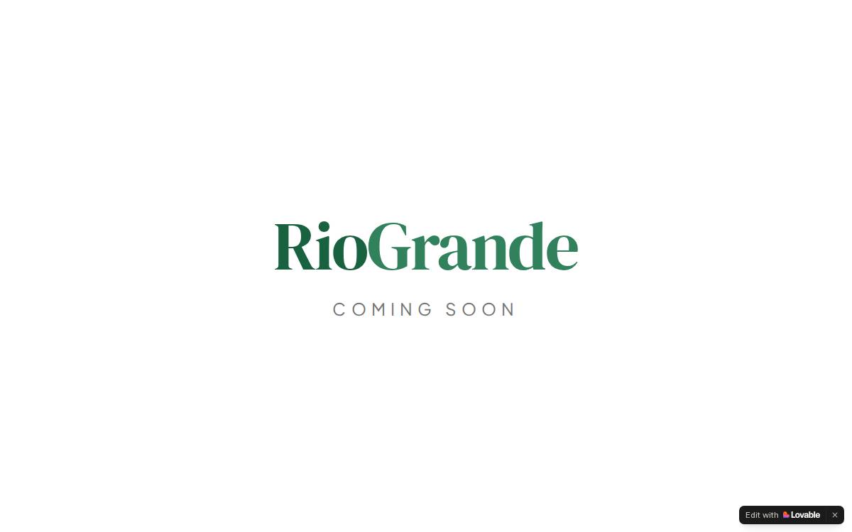 Riogrande website preview