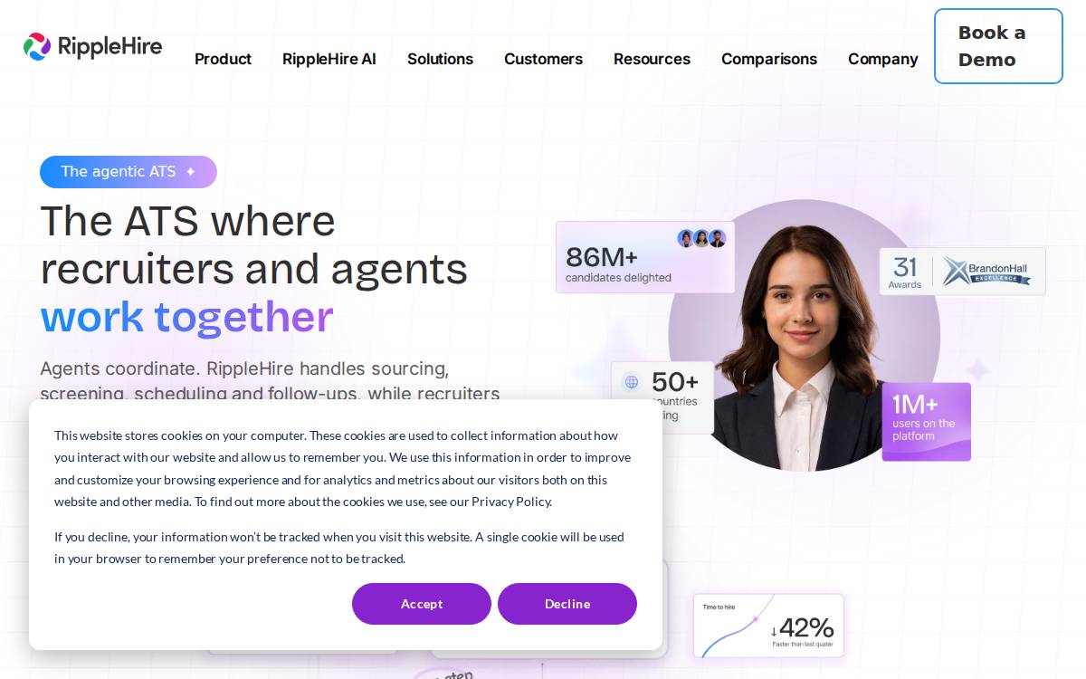 Ripplehire website preview