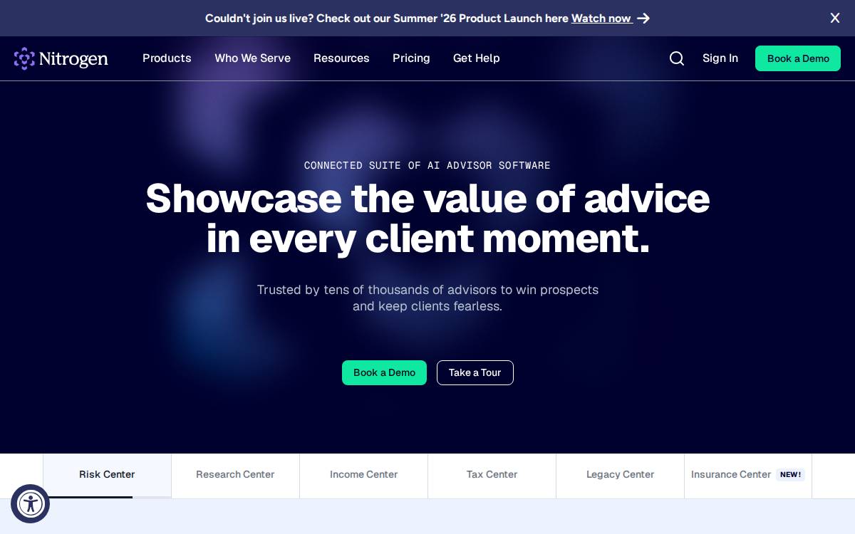 Riskalyze website preview
