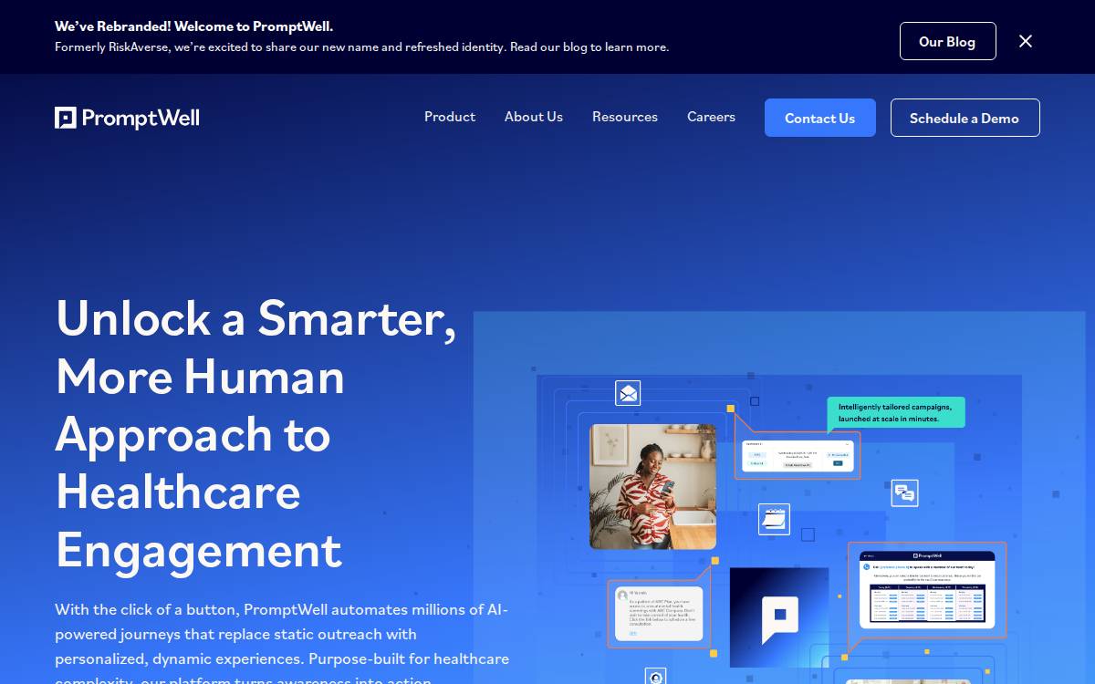 RiskAverse website preview