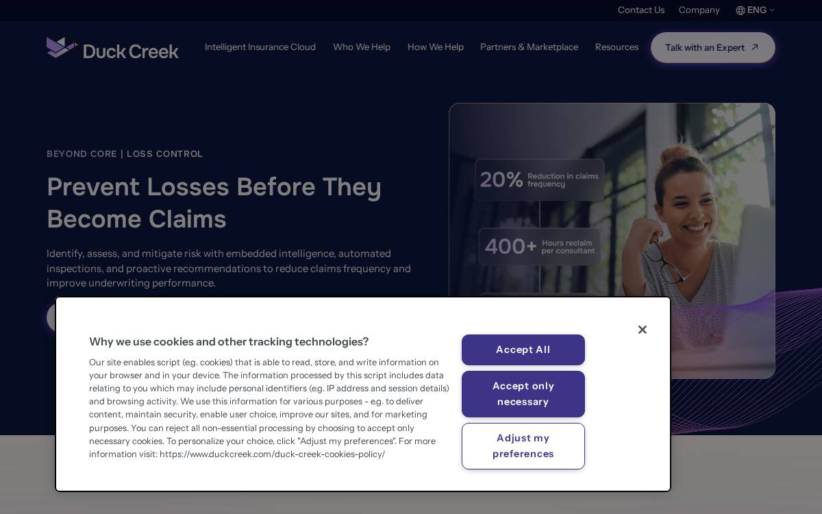 Riskcontroltech website preview
