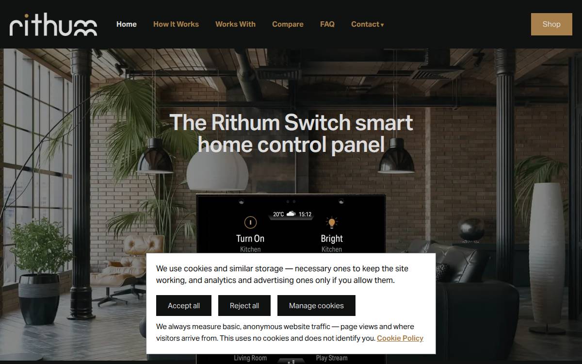 Rithumhome website preview