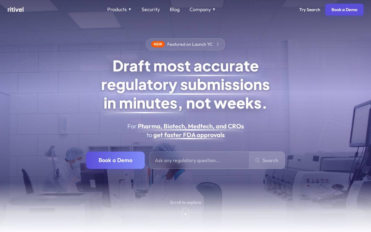 Ritivel website preview