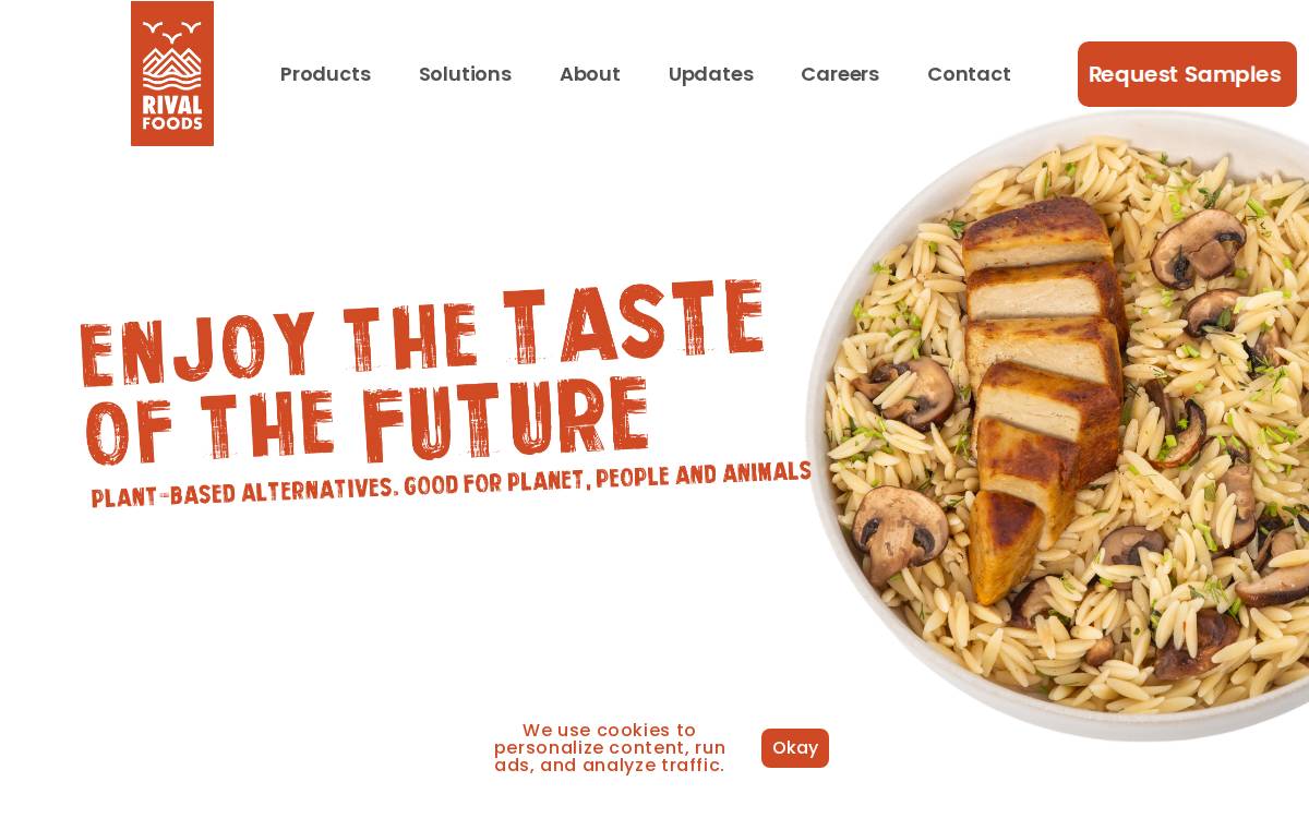 Rival Foods website preview
