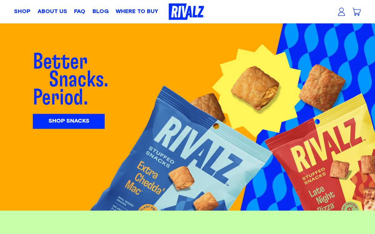 Rivalz website preview