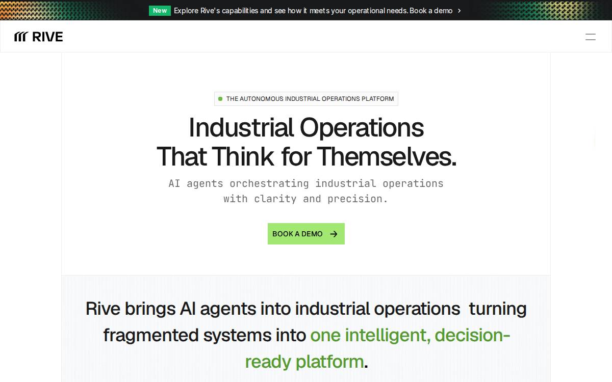 Rivelabs website preview