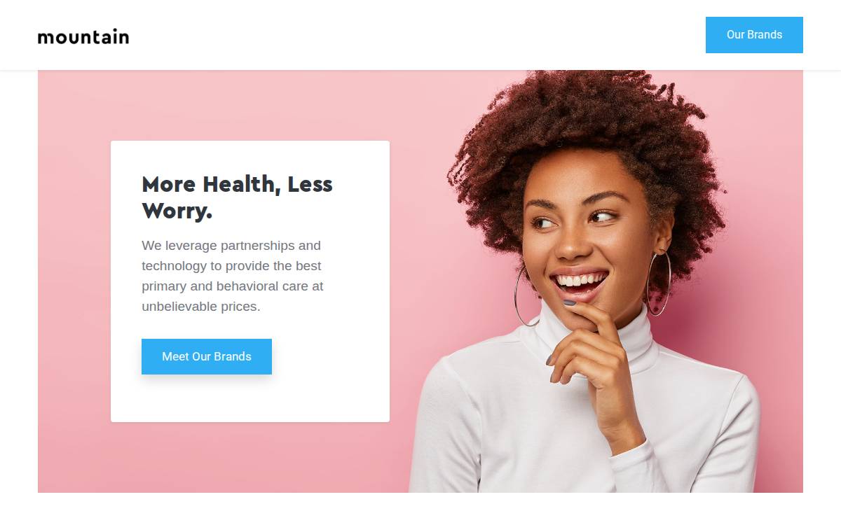 River Health website preview