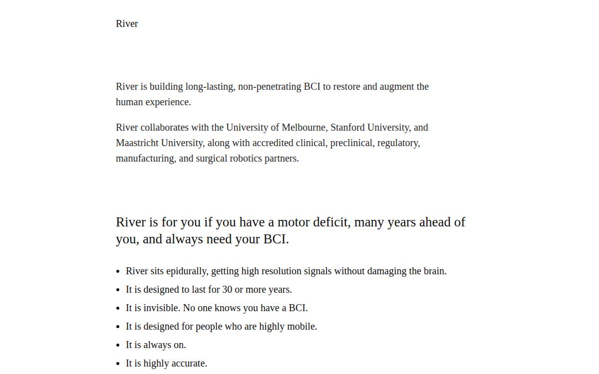 Rivercomputer website preview